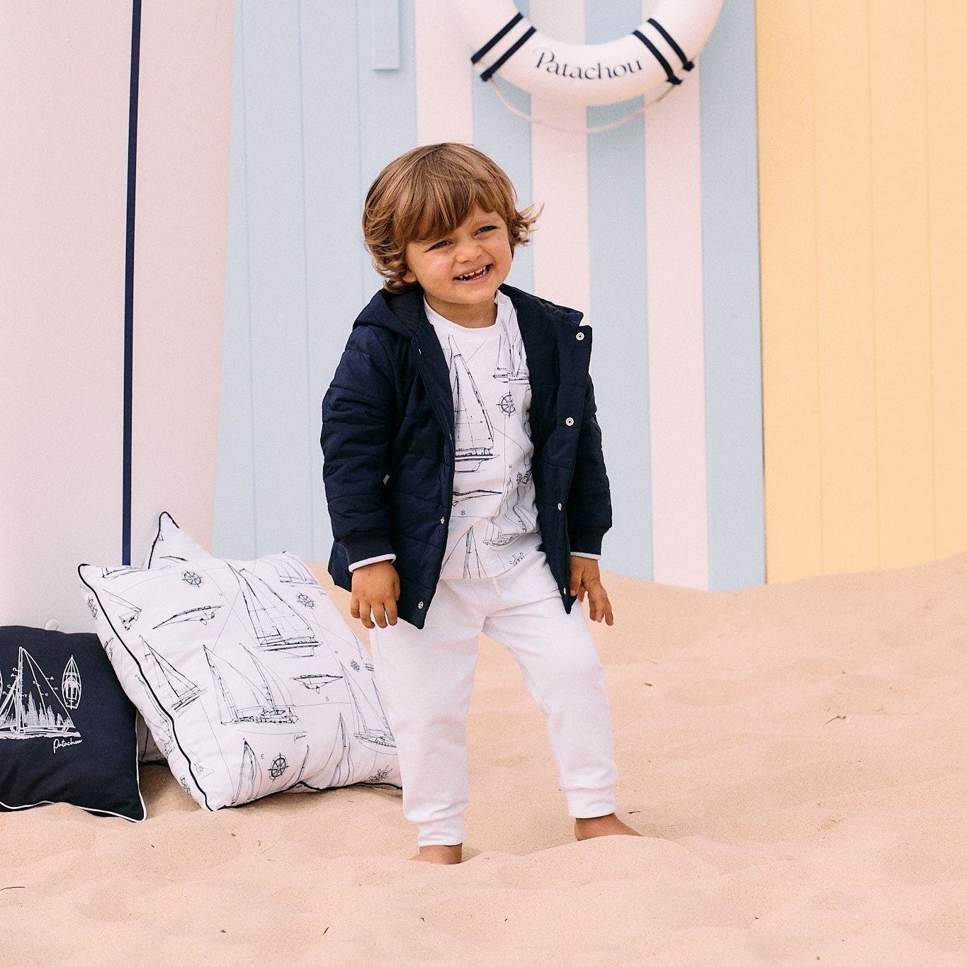 Navy Spring Coat